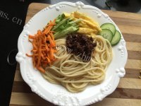 营养好吃的时蔬香菇酱拌面做法图解8)