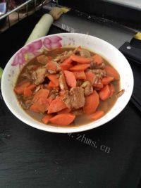 家常菜胡萝卜炒肉