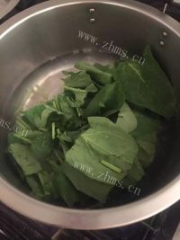 自制菠菜饼做法图解2)