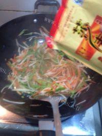 家常菜炒三丝做法图解7)