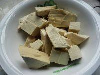 家常菜小白菜炒豆腐做法图解1)