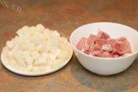 家常菜萝卜炖牛肉做法图解1)