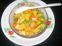 家常菜炒彩丁