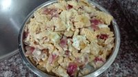 家常菜腊肠炒鸡蛋