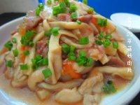 家常菜平菇炒肉片