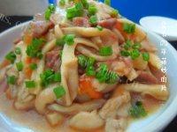家常菜平菇炒肉片