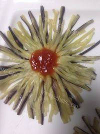家常菜菊花茄子做法图解5)