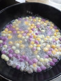 美味的五彩汤圆做法图解6)