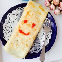 美味火腿烘蛋松饼做法图解12)