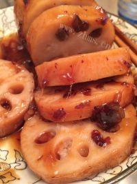 美味的糯米莲藕