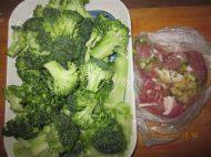 味道十足的西兰花炒肉片做法图解1)