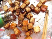 好吃的烤鱼豆腐做法图解5)