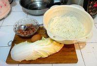 鸡蛋肉丝炒米粉做法图解1)
