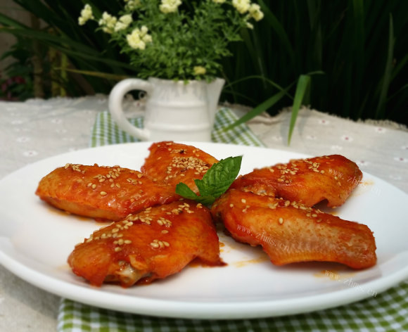 色香味俱全的蜜汁鸡翅