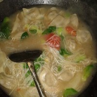 营养鸭蛋白菜挂面饺子的做法图解五