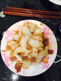 家常菜白菜炒肉