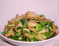 韭菜炒豆腐干