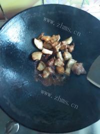 家常菜扁豆烧肉做法图解3)