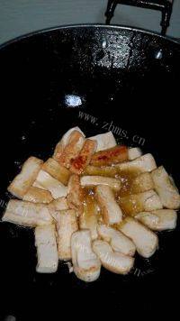 美味的香煎豆腐做法图解4)
