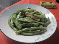 甘脆的炒四季豆