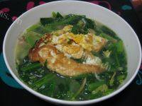 [懒人美食]菠菜汤