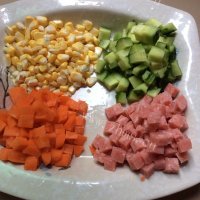 美味的咖哩炒饭做法图解1)