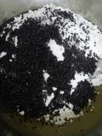 自制黑芝麻饼干做法图解4)