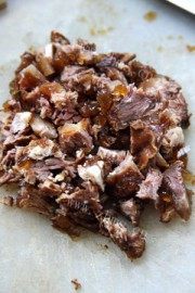 烧饼夹肉做法图解4)