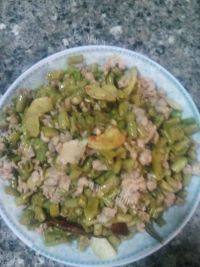 家常菜肉末酸豇豆