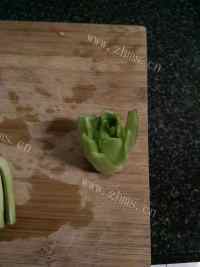 自制香菇青菜肉丝做法图解2)