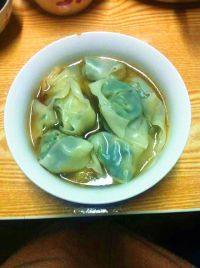 自己做的菜肉馄饨
