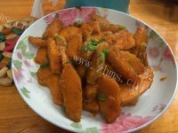 家常菜素炒南瓜