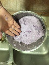 自己的紫薯饼做法图解4)