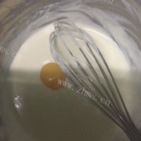 自制椰香芝士蛋糕做法图解5)