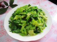 香气逼人的炒生菜