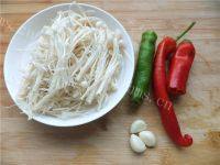 家常菜清炒金针菇做法图解2)