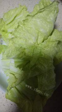 家常菜翡翠白菜卷做法图解1)