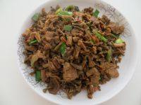家常菜干豆角炒肉