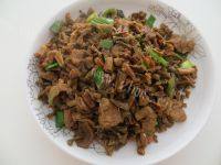 家常菜干豆角炒肉