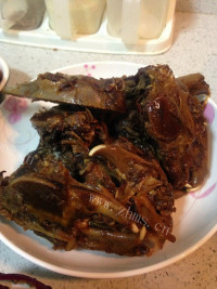好吃的香辣干锅兔头做法图解1)