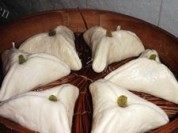 自制豆沙三角包