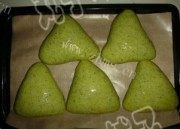自制艾草蜜豆面包做法图解4)