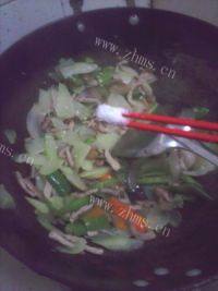 自己做的莴笋炒肉做法图解10)