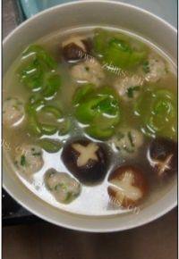 香菇青菜汤做法图解8)