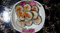 自己做的紫菜包饭