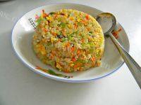 味道不错的杂蔬蛋炒饭