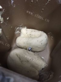 醇香芝麻奶香土司做法图解7)