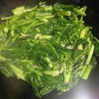家常菜清炒白菜苔
