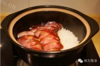 四川版腊味煲仔饭做法图解4)