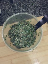 美味的香菜猪肉馅饺子做法图解6)